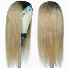 Ombre Headband Wig for Black Women synthetic Blonde Long Straight Heat Resistant