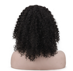 Short Curly Wavy Wig Black Synthetic Wigs Sexy Pop Cosplay Wigs Heat Resistant